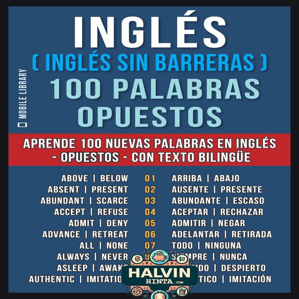 Inglés ( Inglés sin Barreras ) 100 Palabras - Opuestos