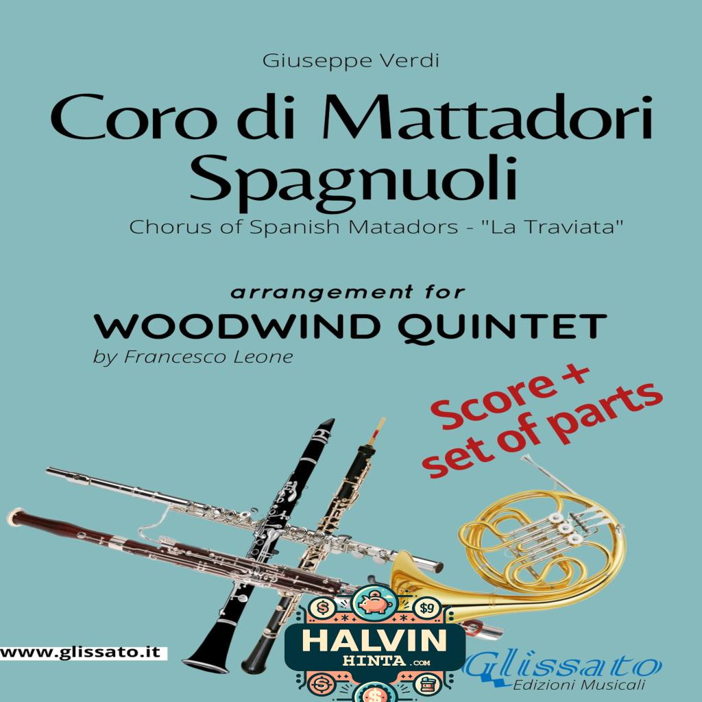 Coro di Mattadori Spagnuoli - Woodwind Quintet score & parts