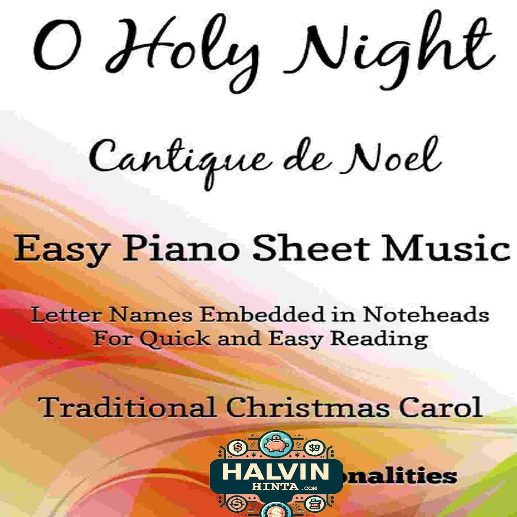 O Holy Night Easy Piano Sheet Music