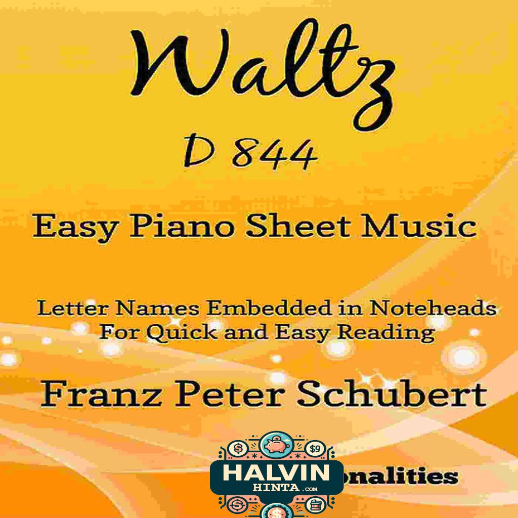 Waltz D 844 Easy Piano Sheet Music