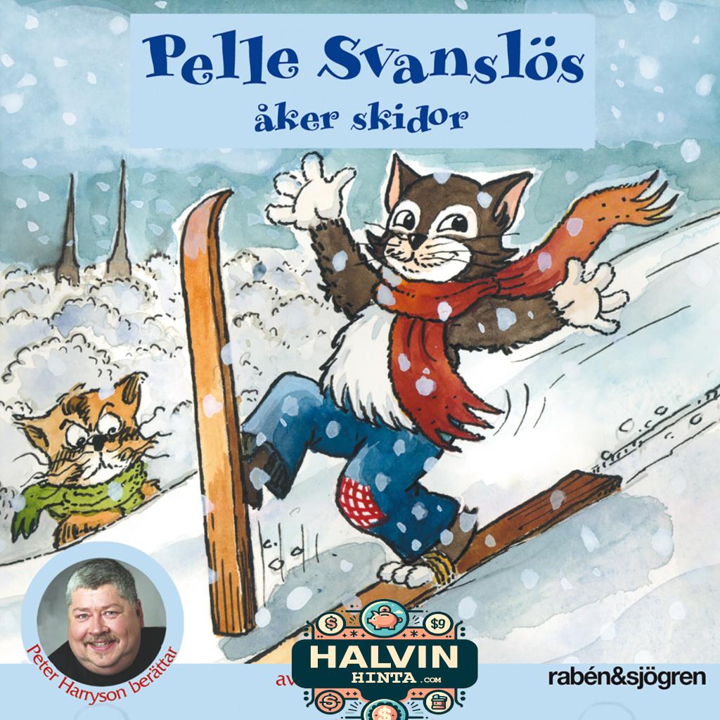 Pelle Svanslös åker skidor