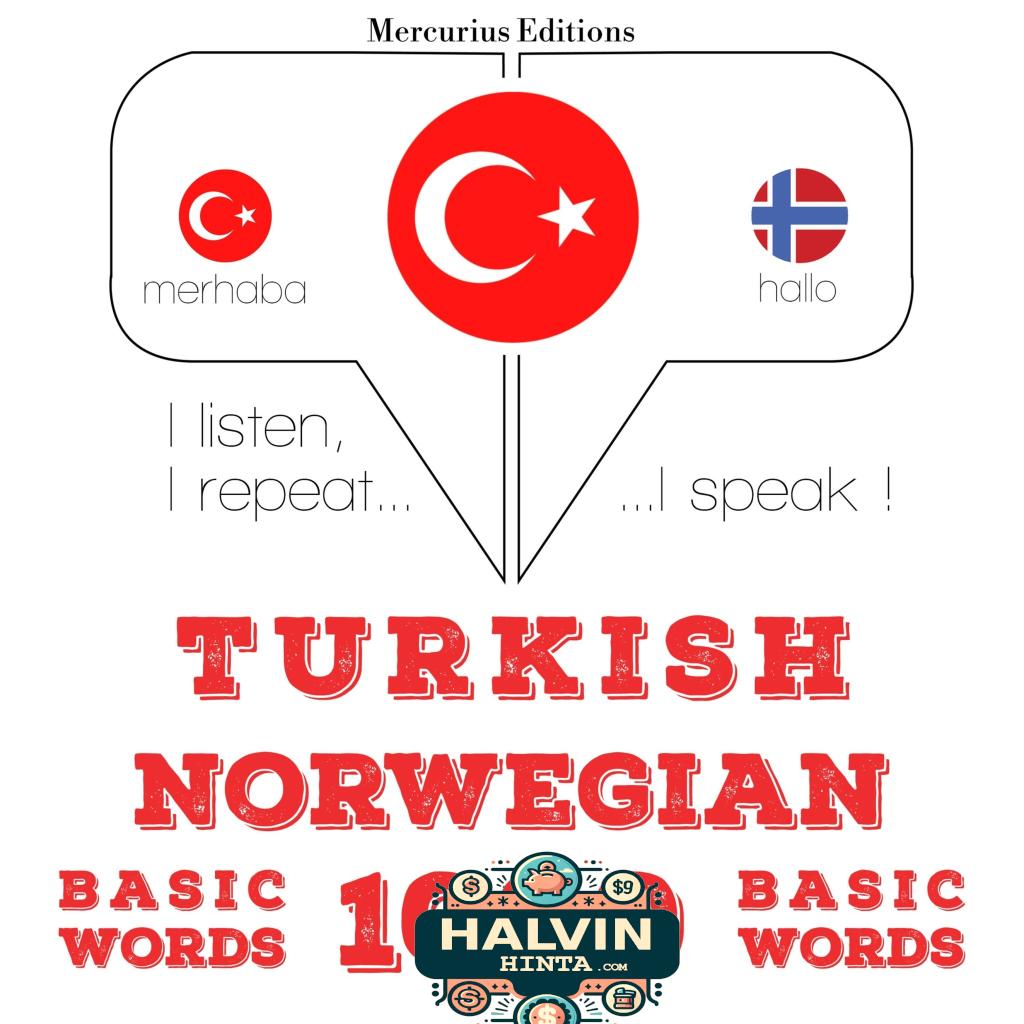 Türkçe - Norveççe: 1000 temel kelime