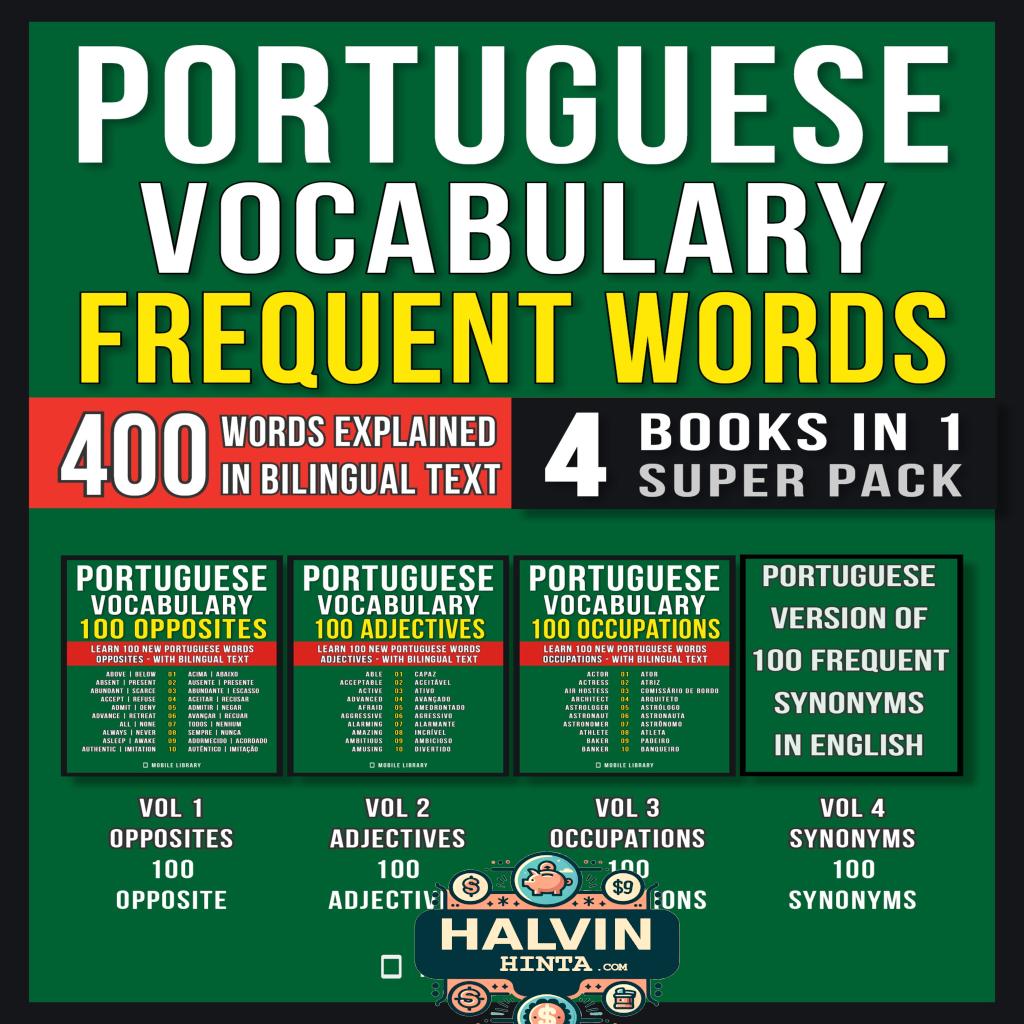 Portuguese Vocabulary - Frequent Words (4 Books in 1 Super Pack)