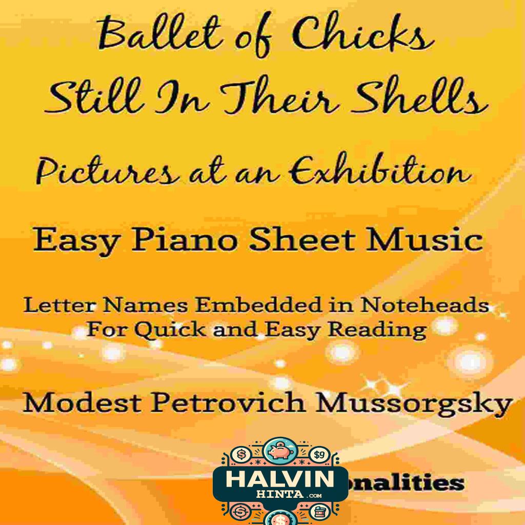 Ballet of Chicks Still In Their Shells Pictures at an Exhibition Easy Piano Sheet Music
