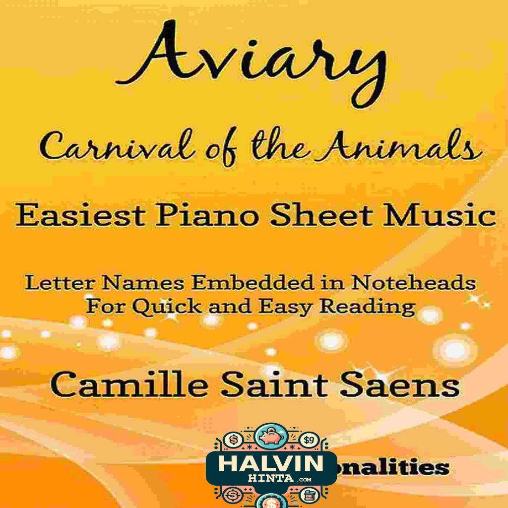 Aviary the Carnival of the Animals Easiest Piano Sheet Music Tadpole Edition