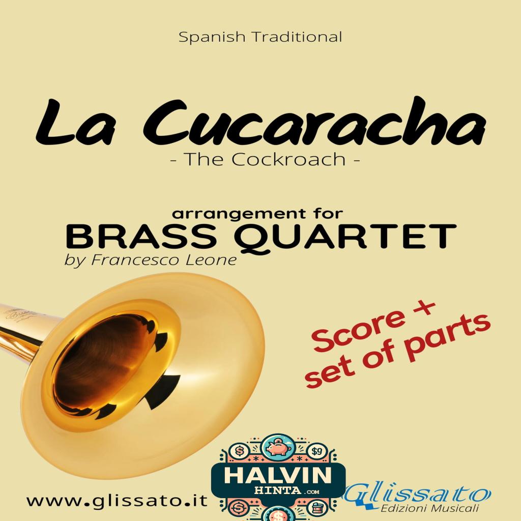 La Cucaracha - Brass Quartet score & parts