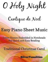 O Holy Night Easy Piano Sheet Music