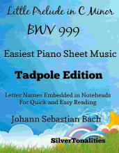 Little Prelude In C Minor Bwv 999 Easiest Piano Sheet Music Tadpole Edition