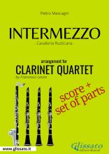 Intermezzo - Clarinet Quartet score & parts